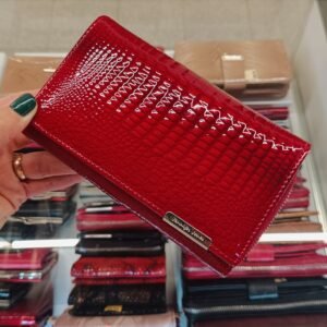 Natūralios Odos Jennifer Jones Moteriška Piniginė